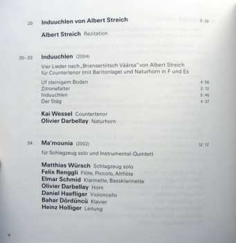 CD Heinz Holliger: Induuchlen