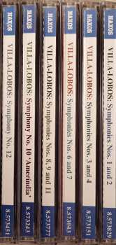 6CD/Set di cofanetti Heitor Villa-Lobos: Complete Symphonies
