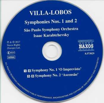 6CD/Set di cofanetti Heitor Villa-Lobos: Complete Symphonies
