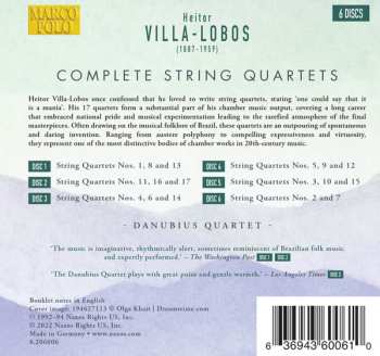 6CD Heitor Villa-Lobos: Complete String Quartets