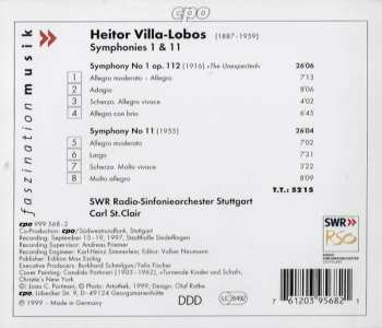 7CD/Set di cofanetti Heitor Villa-Lobos: Complete Symphonies
