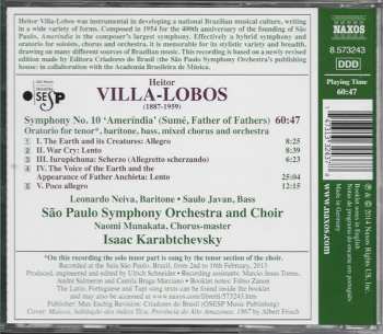 CD Heitor Villa-Lobos: Symphony No.10 'Ameríndia'
