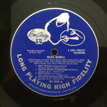 CD Helen Merrill: Helen Carr