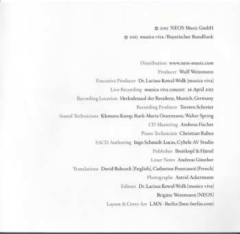 SACD Symphonie-Orchester Des Bayerischen Rundfunks: Musica Viva 23: Ausklang, Music Für Klavier Mit Orchester