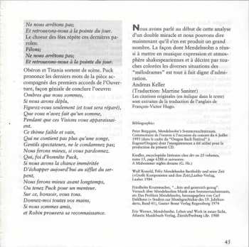 CD Felix Mendelssohn-Bartholdy: Ein Sommernachtstraum Opus 21 / Opus 61