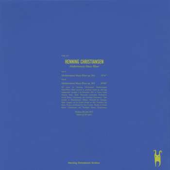 LP Henning Christiansen: Mediterranean Music-Water