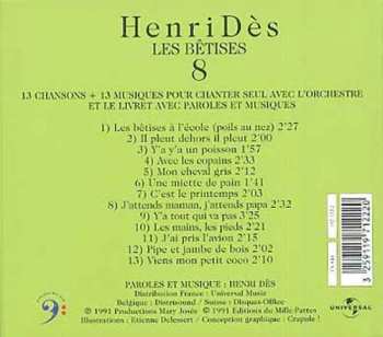 CD Henri Des: Les Bêtises - 8 CLR | DIGI