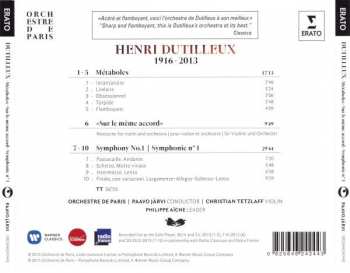 CD Paavo Järvi: Métaboles - Sur le même accord - Symphonie n° 1