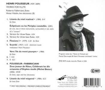 CD Roberto Fabbriciani: Works For Flute
