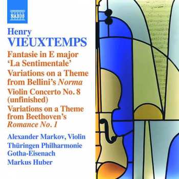 CD Henri Vieuxtemps: Fantasie In E 'La Sentimentale'
