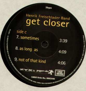 2LP Henrik Freischlader Band: Get Closer
