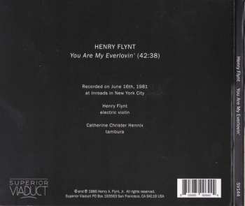 CD Henry Flynt: You Are My Everlovin' DIGI