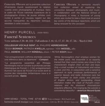 CD/Set di cofanetti Collegium Vocale: Funeral Sentences