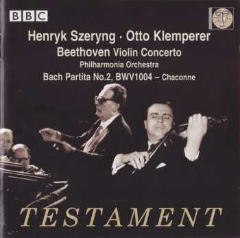 CD Johann Sebastian Bach: Violin Concerto / Partita No.2, BWV1004 – Chaconne