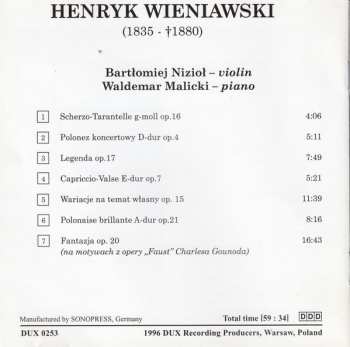 CD Henryk Wieniawski: Henryk Wieniawski