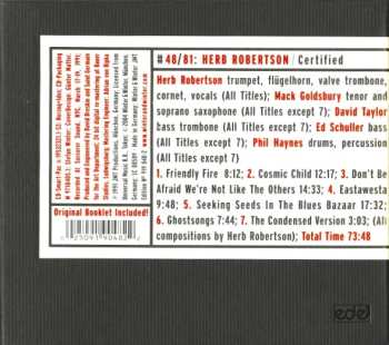 CD Herb Robertson: Certified