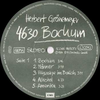 LP Herbert Grönemeyer: 4630 Bochum