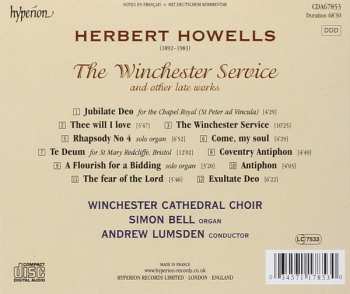 CD Winchester Cathedral Choir: The Winchester Service
