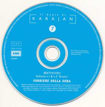 CD Ludwig van Beethoven: Sinfonie N.1 & N.3 "Eroica"