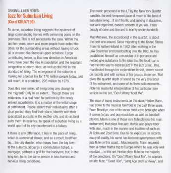 CD Herbie Mann: New York Jazz Quartet + Music For Suburban Living