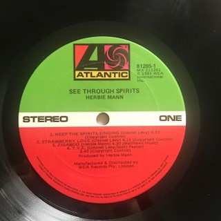 LP Herbie Mann: See Through Spirits