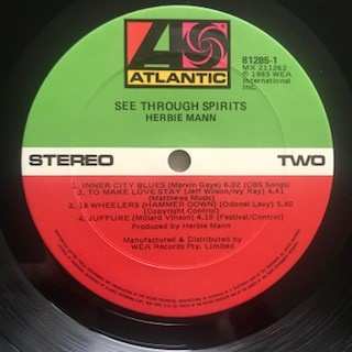 LP Herbie Mann: See Through Spirits
