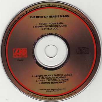 CD Herbie Mann: The Best Of Herbie Mann