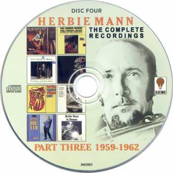 4CD Herbie Mann: The Complete Recordings - Part Three 1959-1962