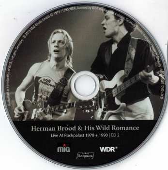 2CD/DVD Herman Brood & His Wild Romance: Live At Rockpalast 1978 + 1990
