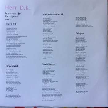 LP Herr D.K.: Beleuchtet Den Hintergrund