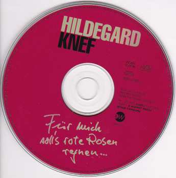7CD/Set di cofanetti Hildegard Knef: Für Mich Soll's Rote Rosen Regnen