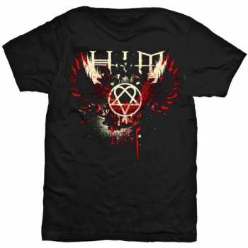 Merch HIM: Maglietta Wings Splatter 