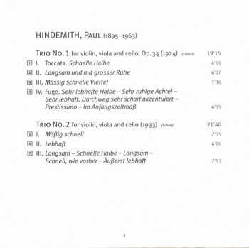 SACD Paul Hindemith: String Trios