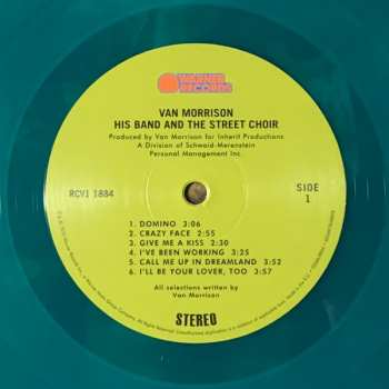 LP Van Morrison: His Band And The Street Choir LTD | CLR
