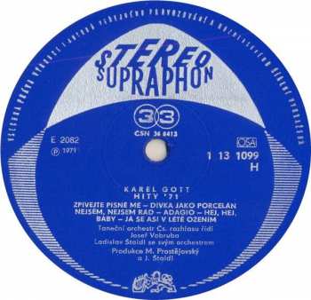 LP Karel Gott: Hity '71