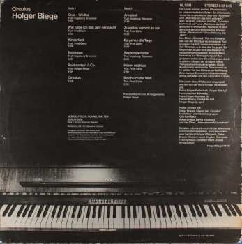 LP Holger Biege: Circulus