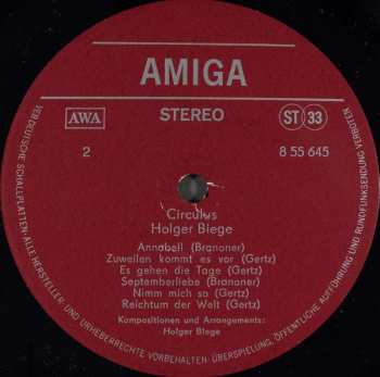 LP Holger Biege: Circulus