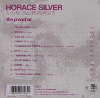 CD Horace Silver: The Preacher