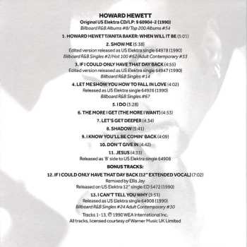 4CD/Set di cofanetti Howard Hewett: I'm For Real (The Elektra Recordings 1986-1992)