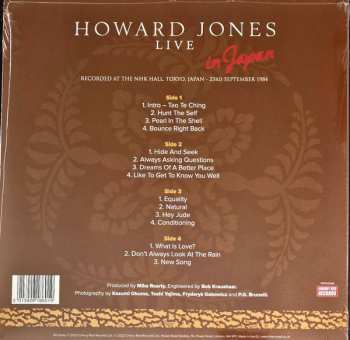 2LP Howard Jones: Live In Japan LTD | CLR