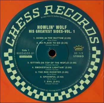 LP Howlin' Wolf: His Greatest Sides, Volume One CLR | LTD