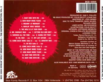 CD Howlin' Wolf: Memphis Days - The Definitive Edition, Vol. 2