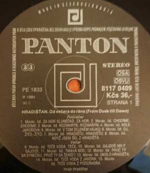 LP Hradišťan: Od Večera Do Rána / From Dusk Till Dawn - Folk Songs From Moravia / Live