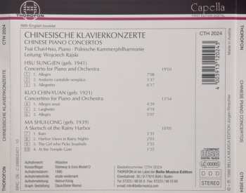 CD Wojciech Rajski: Chinesische Klavierkonzerte = Chinese Piano Concerts