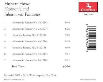 CD Hubert S. Howe, Jr.: Harmonic And Inharmonic Fantasies