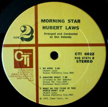 CD Hubert Laws: Morning Star