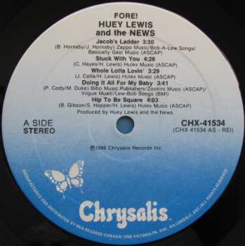 LP Huey Lewis & The News: Fore!