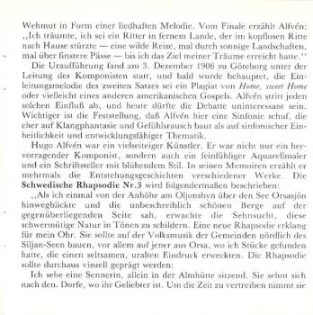 CD Neeme Järvi: Dala Rhapsody (Swedish Rhapsody No. 3) / Symphony No. 3 In E / Den Förlorade Sonen, Suite