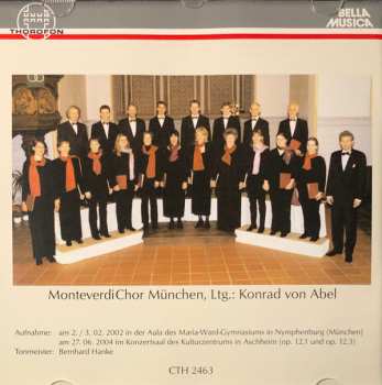 CD Hugo Distler: Geistliche Chormusik Op. 12