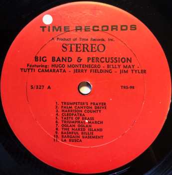 LP Hugo Montenegro: Big Band And Percussion
